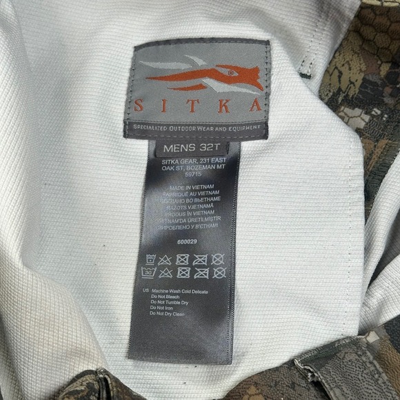 Sitka Gear Mens 32T Optifade Elevated II Camo Hunting Pants 600029 Tall 32x34 - Picture 4 of 12